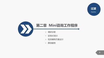 藍白企業管理咨詢公司介紹PPT課件下載指南 | 企業管理信息咨詢寶藏
